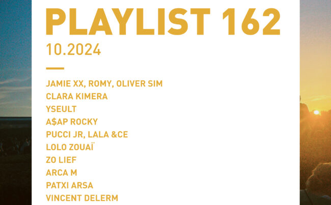 Playlist 162 : Jamie xx, Yseult, Zo Lief, Patxi Arsa, etc.